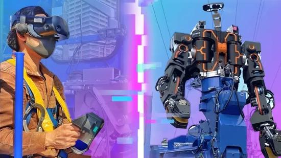 日本JR West公司用VR控制巨型機器人建鐵路